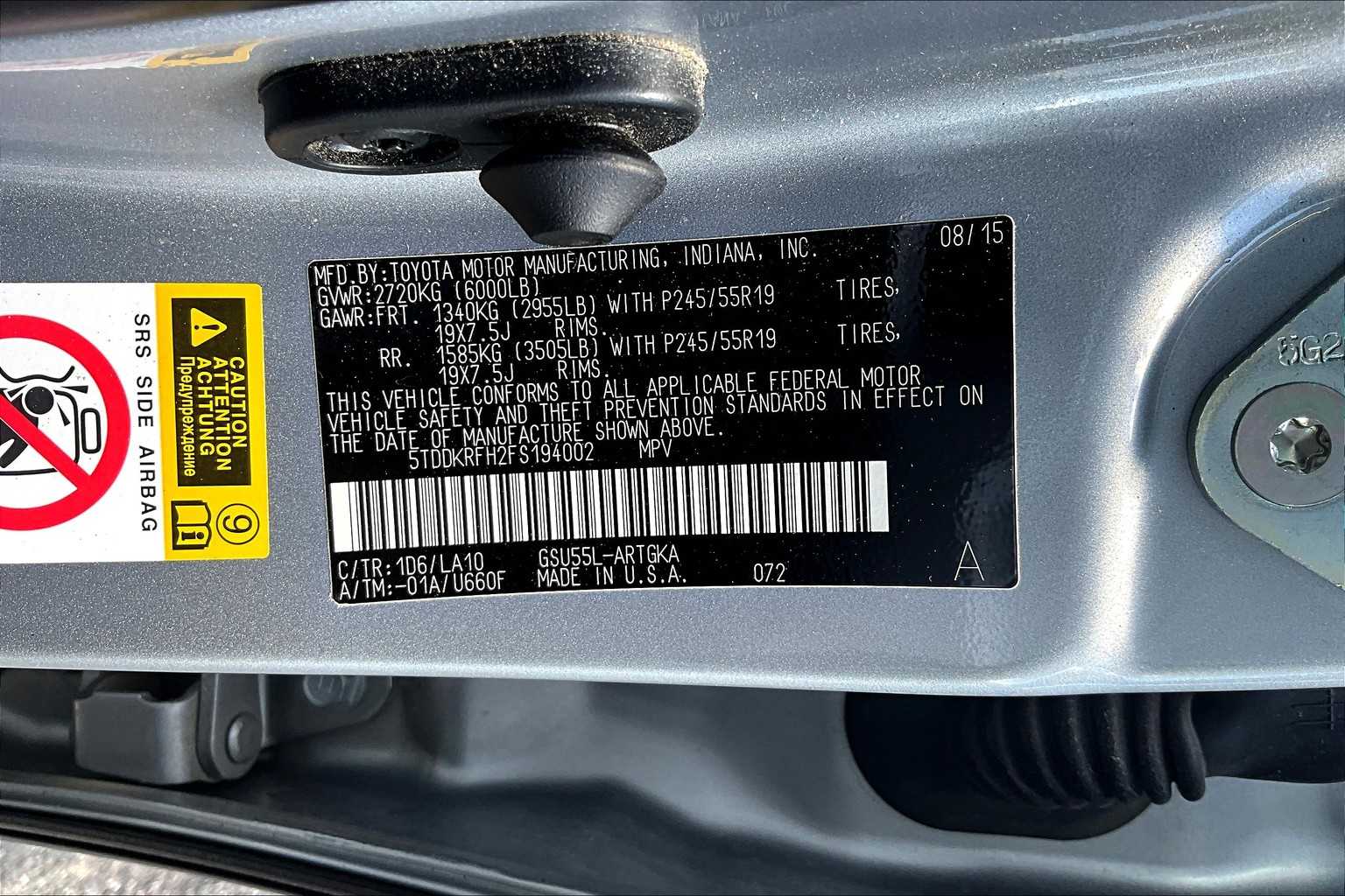 2015 Toyota Highlander Limited photo 31