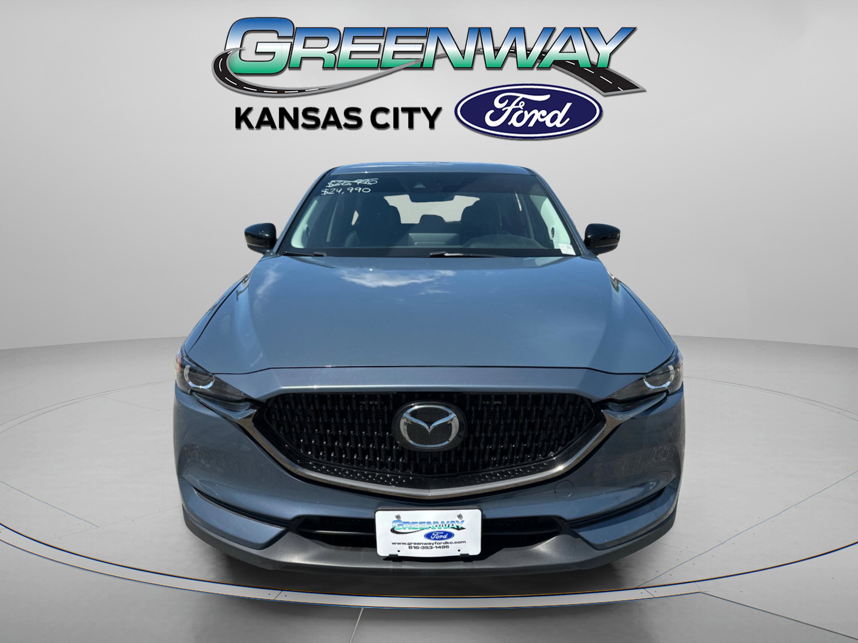 Used 2021 Mazda CX-5 Carbon Edition Turbo with VIN JM3KFBCY3M0417372 for sale in Kansas City