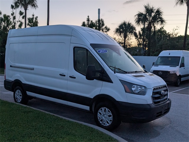 Used 2023 Ford E-Transit Cargo Van Base with VIN 1FTBW1XK7PKA11158 for sale in Delray Beach, FL