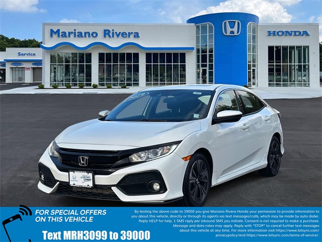 Certified 2019 Honda Civic Hatchback EX with VIN SHHFK7H69KU423099 for sale in Port Jefferson Station, NY