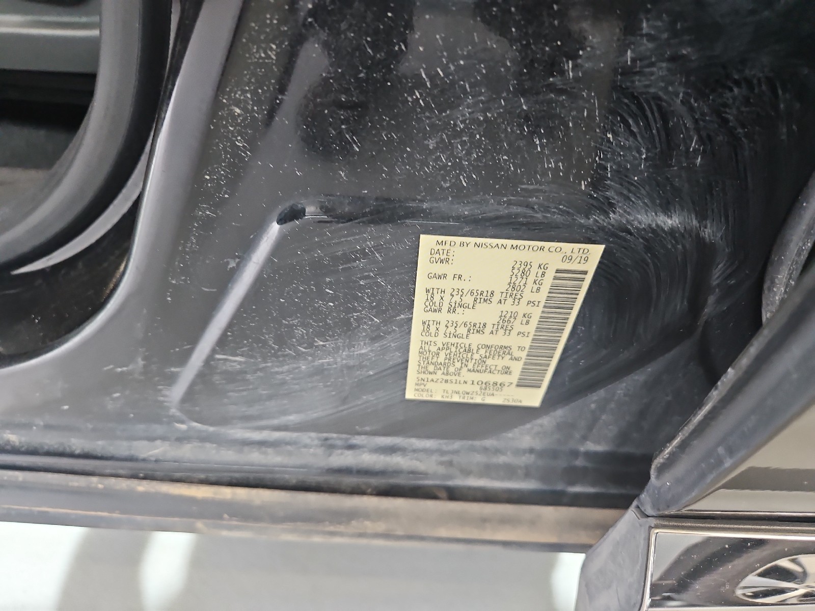 Used 2020 BLACK Nissan SV image 17