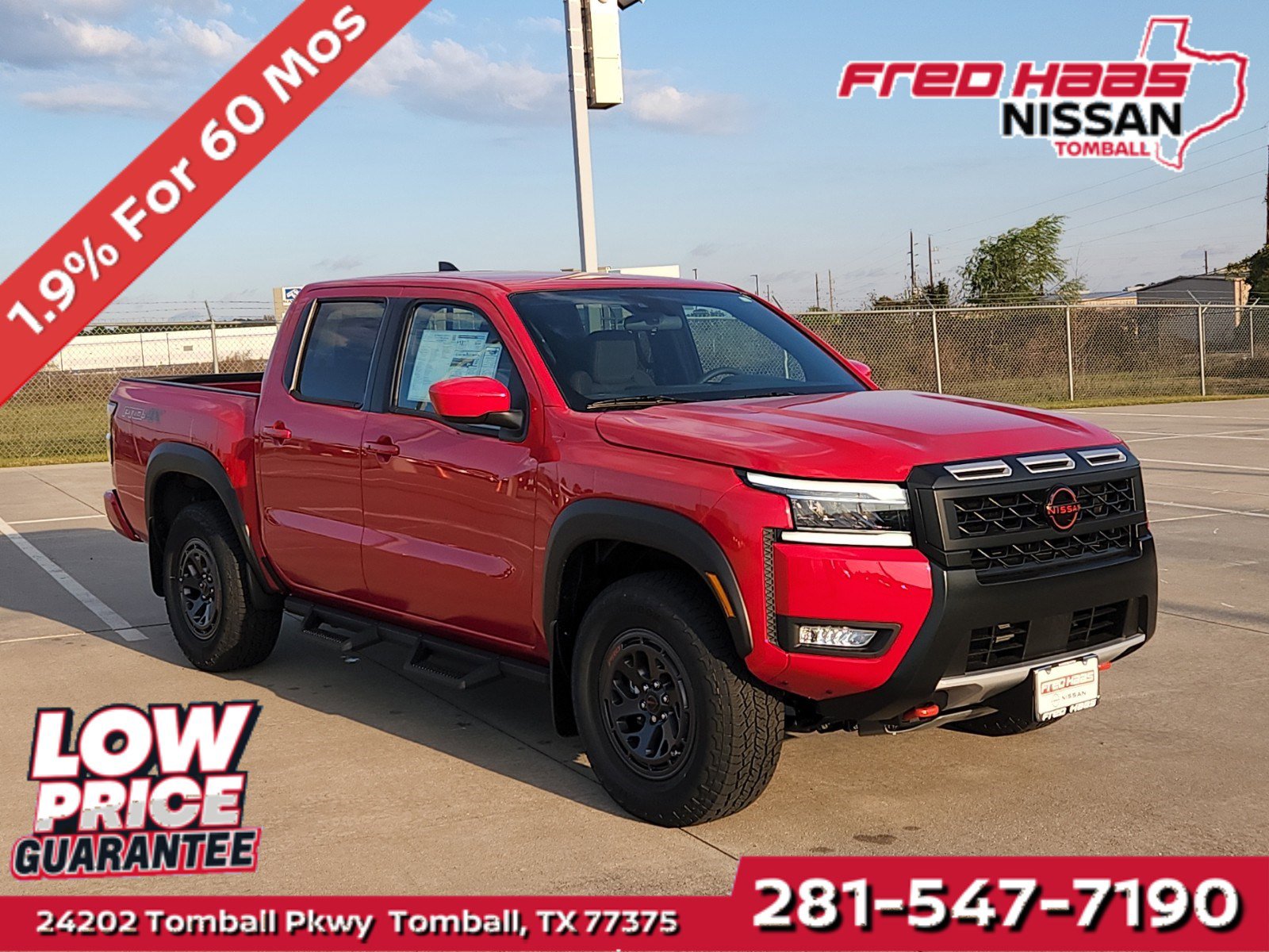 New 2025 Red Alert Nissan PRO-4X image 1