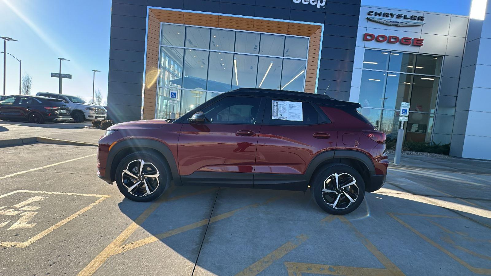 Used 2023 Chevrolet TrailBlazer RS with VIN KL79MTSL5PB215888 for sale in Kansas City