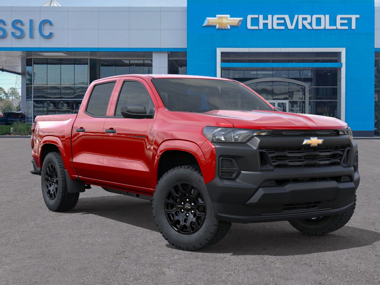 2026 Chevrolet Colorado WT Red at Classic Elite Chevrolet Hwy 6