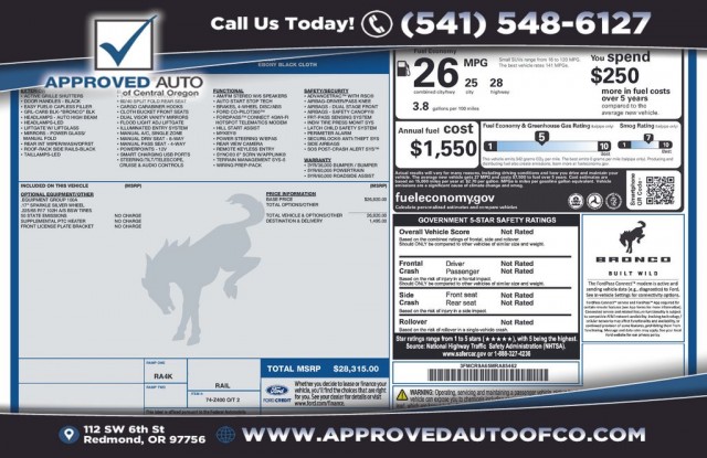 2021 Ford Bronco Sport Base's photo