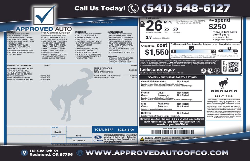 2021 Ford Bronco Sport Base's photo