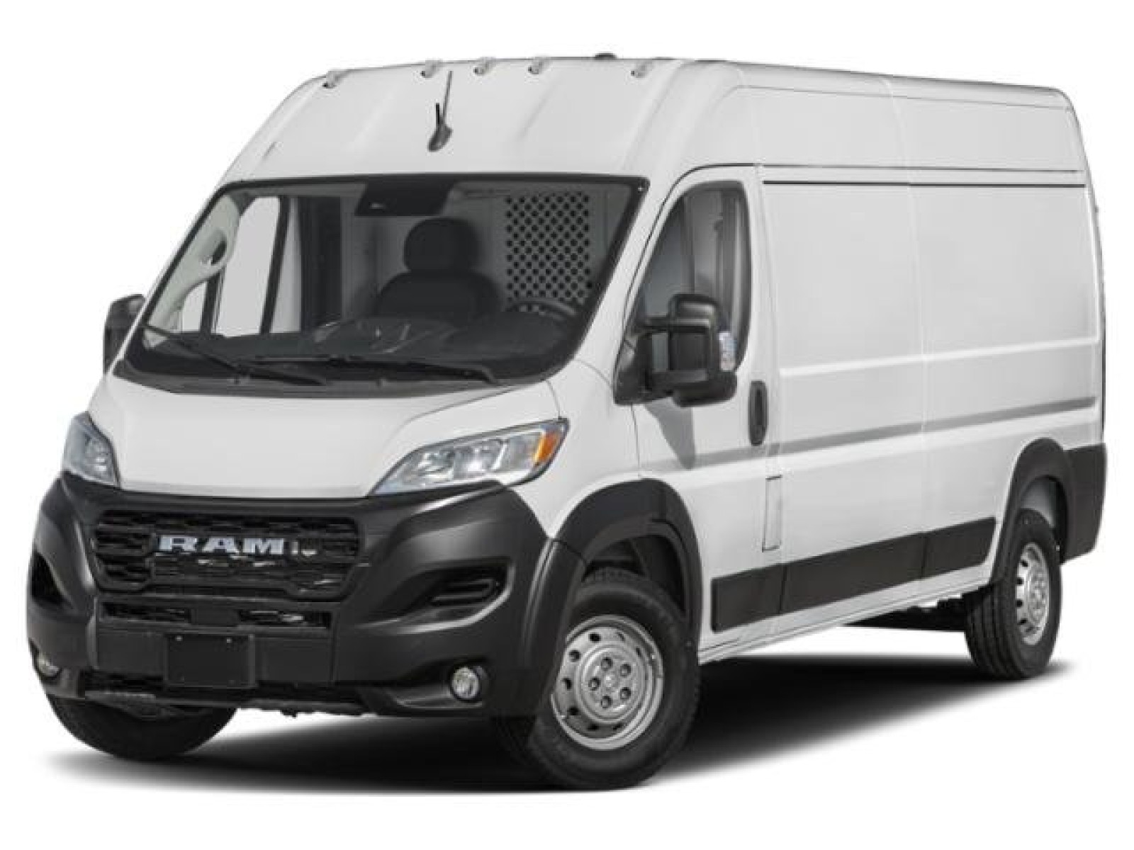 Used 2023 Bright White Clearcoat Ram High Roof image 1