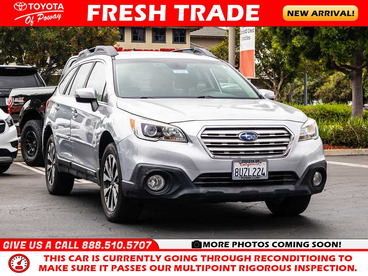 Used 2017 Subaru Outback Limited with VIN 4S4BSANCXH3243252 for sale in Poway, CA