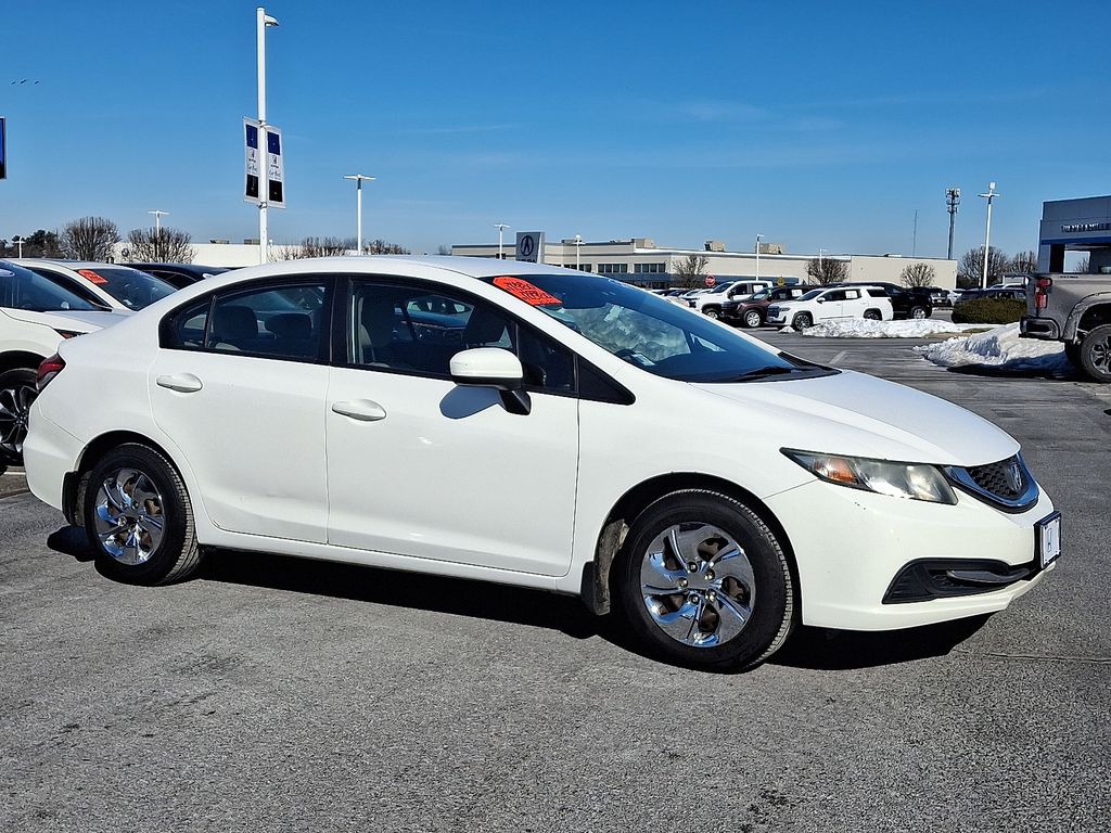Used 2014 Honda Civic LX with VIN 19XFB2F58EE213893 for sale in Washington Township, NJ