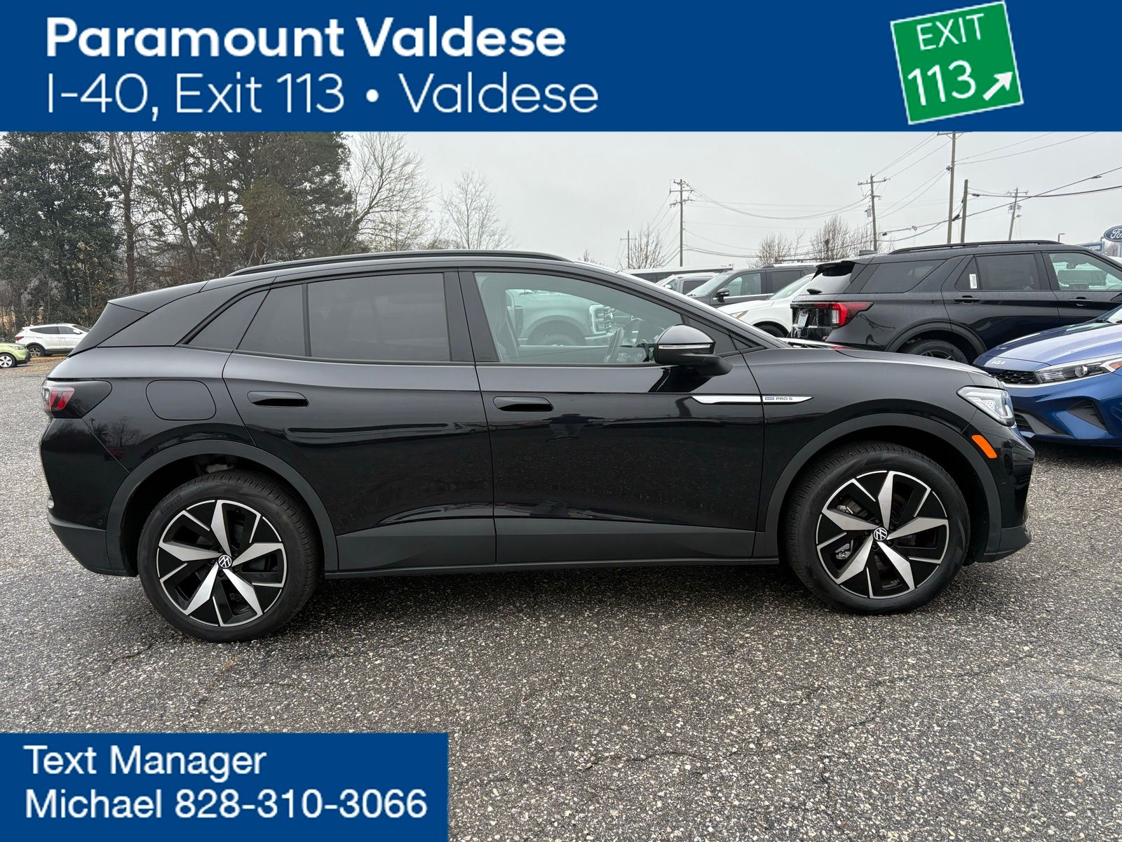 Used 2024 Volkswagen ID.4 PRO S with VIN 1V2WSPE84RC017714 for sale in Connelly Springs, NC