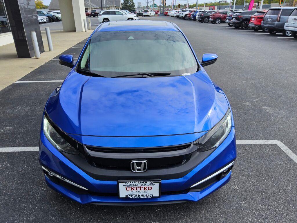 Used 2019 Honda Civic EX with VIN 19XFC1F36KE013113 for sale in Jacksonville, IL