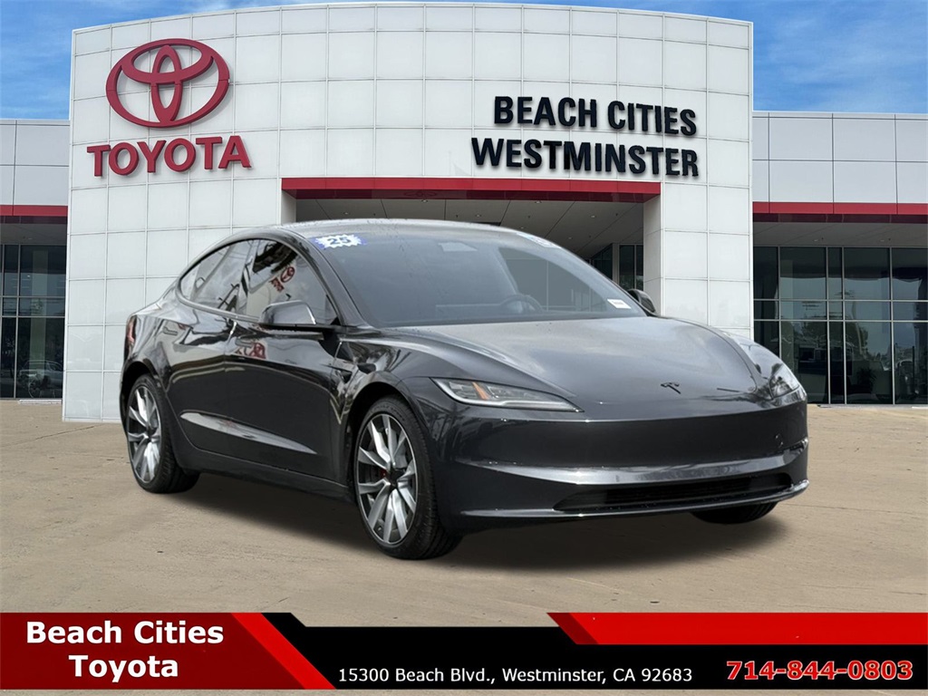 Used 2025 Tesla Model 3 Long Range with VIN 5YJ3E1EB0SF902439 for sale in Westminster, CA