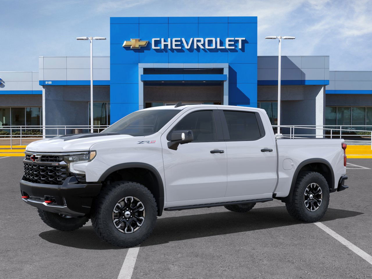 2025 Chevrolet Silverado 1500 ZR2 White at Classic Elite Chevrolet Hwy 6