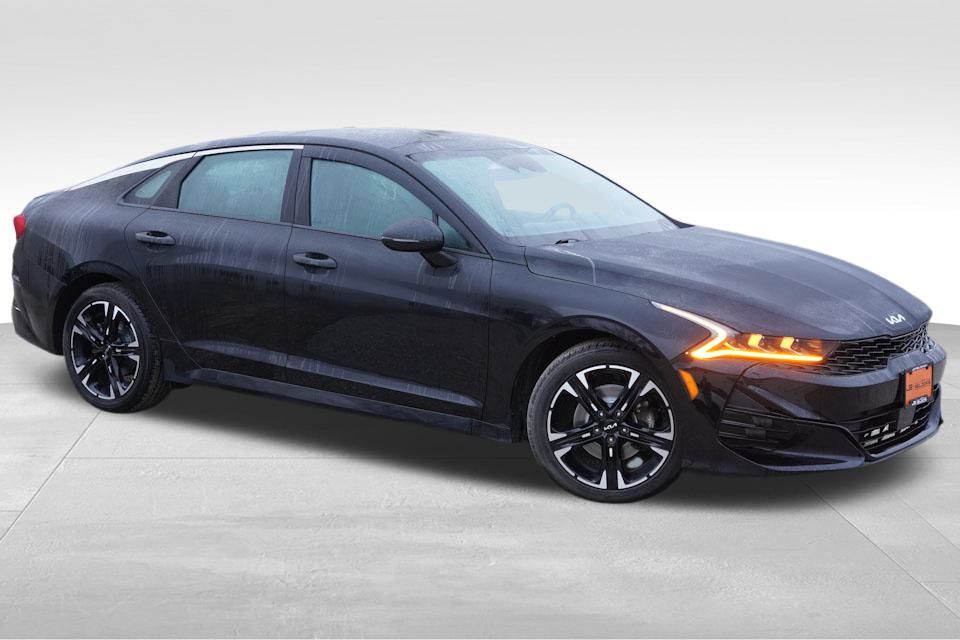 Used 2022 Kia K5 GT-Line with VIN 5XXG64J25NG089154 for sale in New Prague, MN