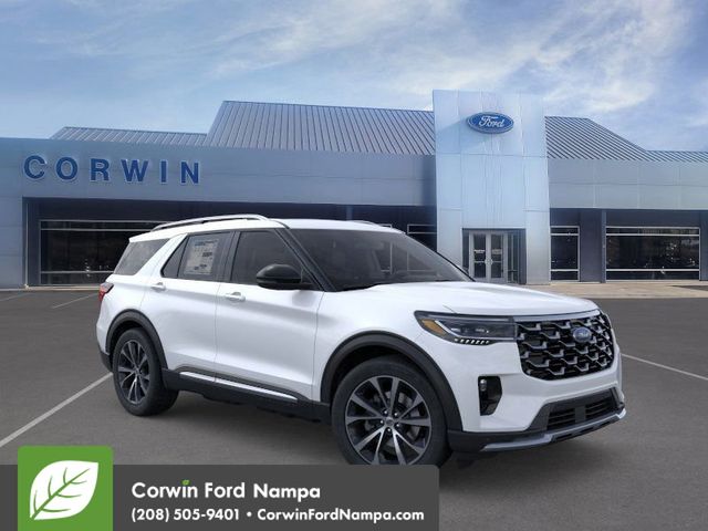 New 2025 Star White Metallic Tri-Coat Ford Platinum image 1