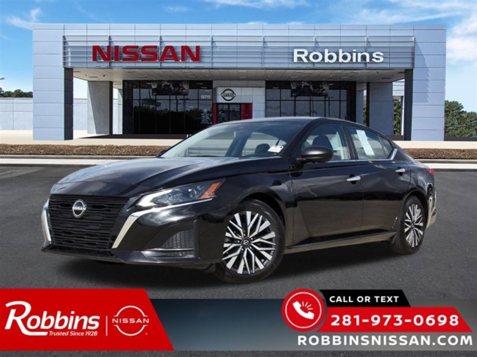 2024 Nissan Altima 2.5 SV Black at Robbins Nissan