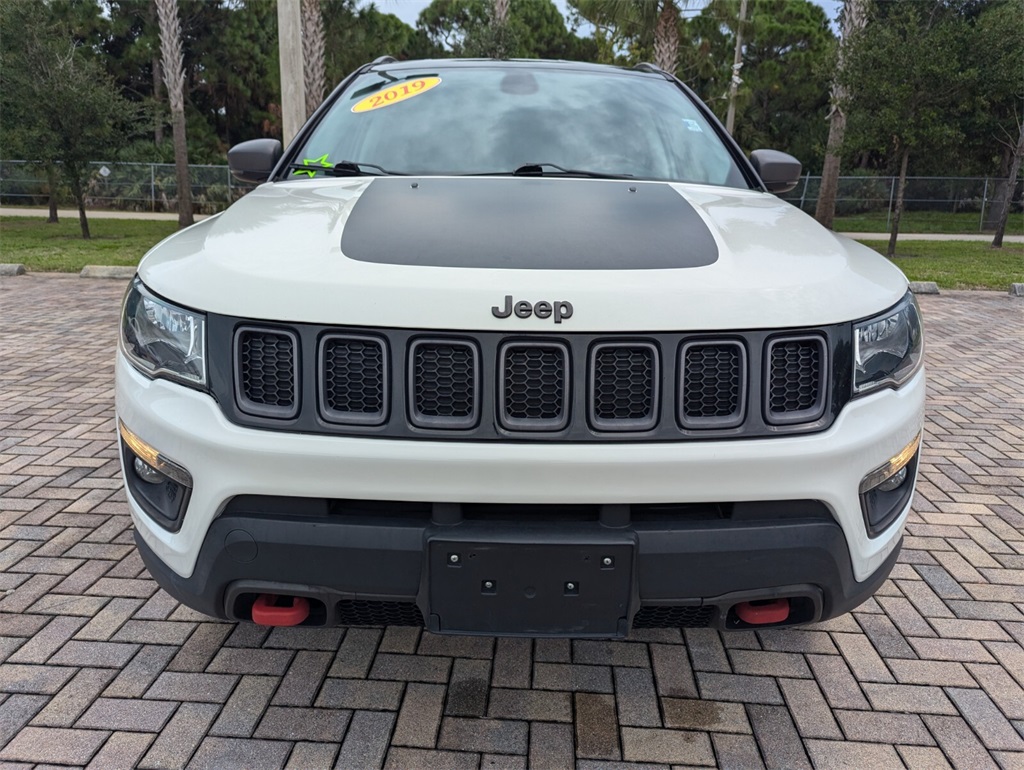 Used 2019 Jeep Compass Trailhawk with VIN 3C4NJDDB4KT739951 for sale in Stuart, FL