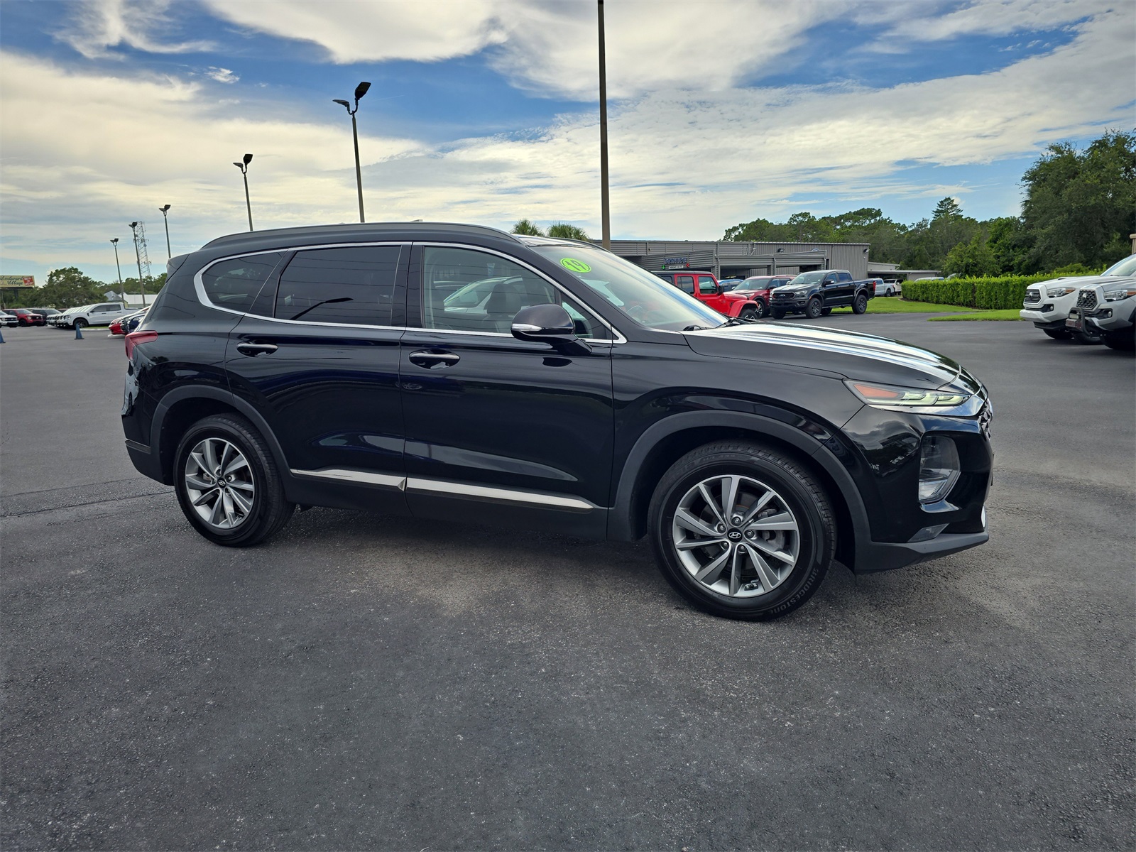 Used 2019 Hyundai Santa Fe Limited with VIN 5NMS5CAD3KH000395 for sale in Spring Hill, FL