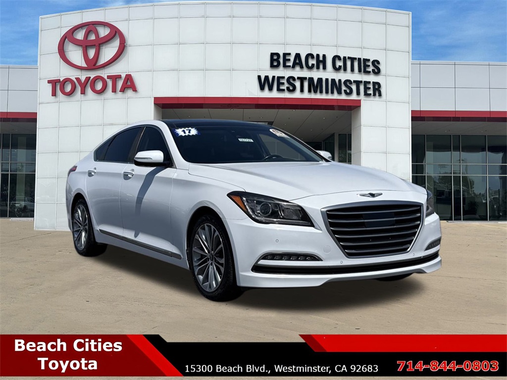 Used 2017 GENESIS G80 Base with VIN KMHGN4JE5HU206450 for sale in Westminster, CA