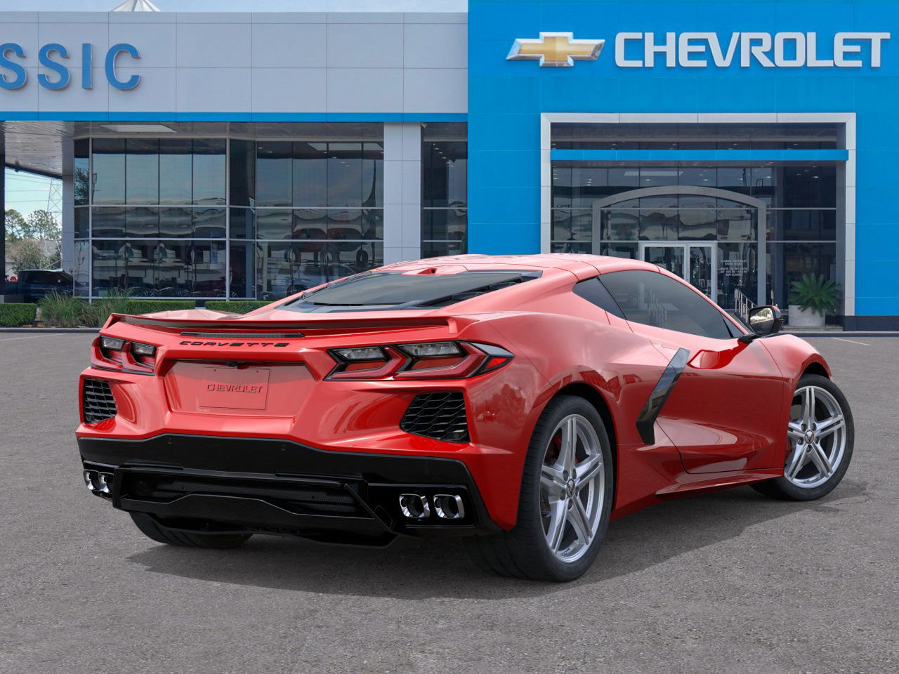 2026 Chevrolet Corvette Stingray 1LT Red at Classic Elite Chevrolet Hwy 6