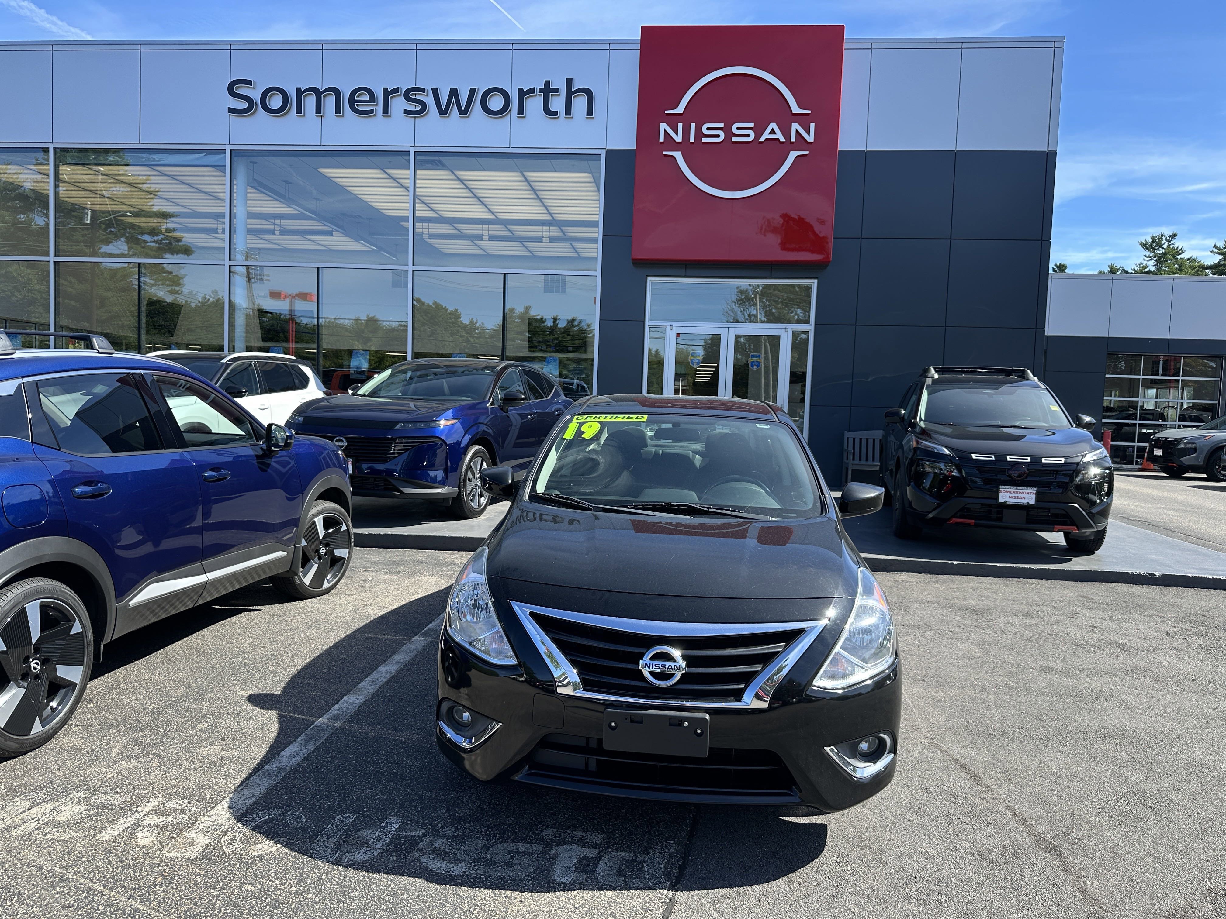 Used 2019 Nissan Versa Sedan SV with VIN 3N1CN7AP0KL834457 for sale in Somersworth, NH