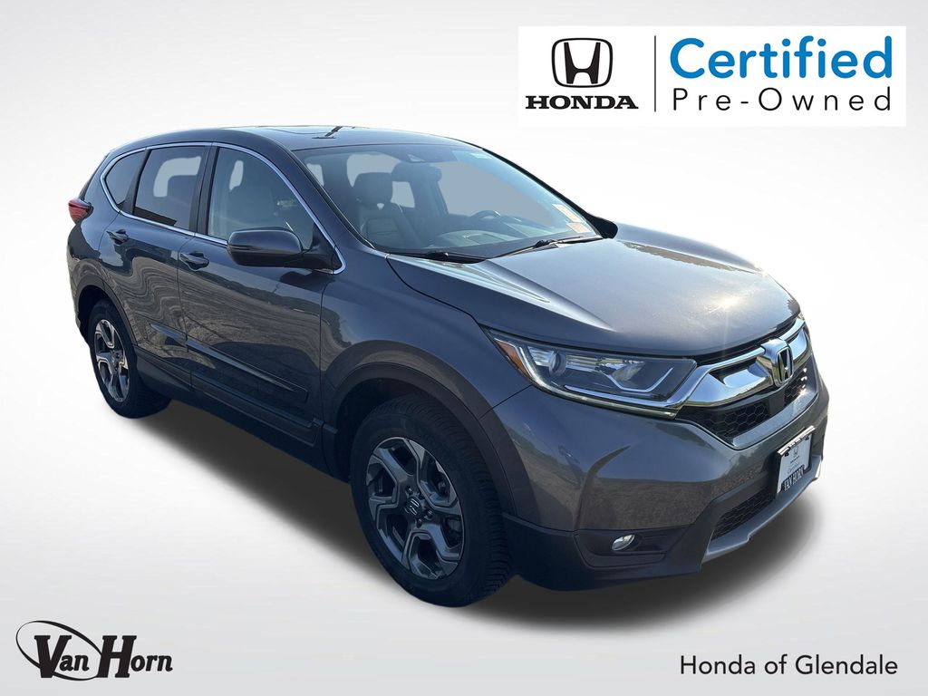 Certified Used 2017 Modern Steel Metallic Honda EX-L image 1