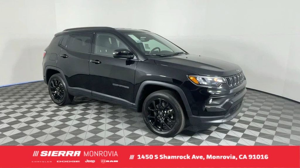 New 2025 Diamond Black Crystal Pearlcoat Jeep Latitude image 1