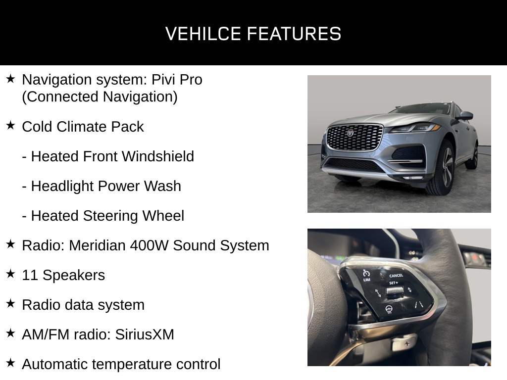 New 2023 Jaguar FPACE P250 S 4D Sport Utility in Canton JA00213