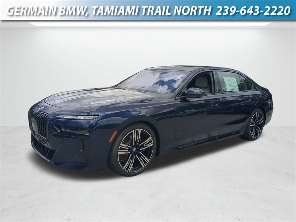 New 2025 Blue BMW 760i xDrive image 1