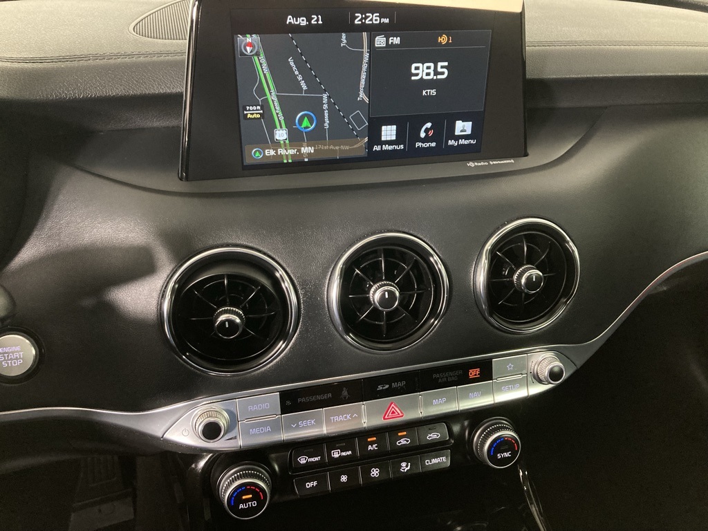 Certified 2018 Kia Stinger Premium with VIN KNAE25LA1J6041007 for sale in Elk River, Minnesota