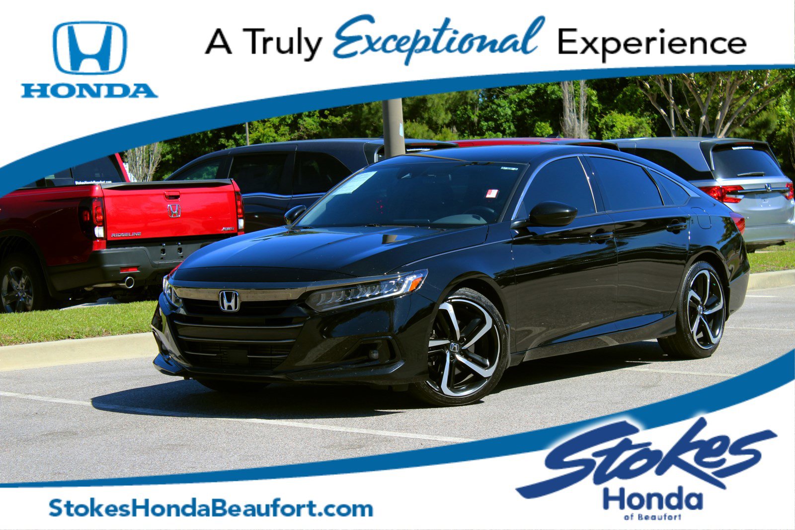 PreOwned 2022 Honda Accord Sport 4D Sedan in Beaufort 18836HA