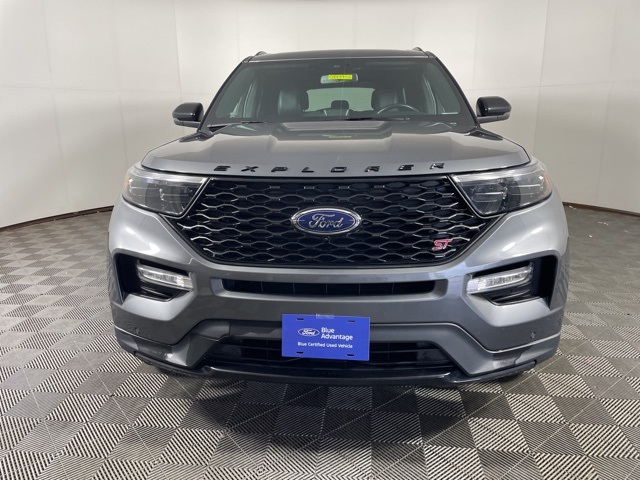 Certified 2022 Ford Explorer ST with VIN 1FM5K8GC7NGB32813 for sale in Shakopee, Minnesota