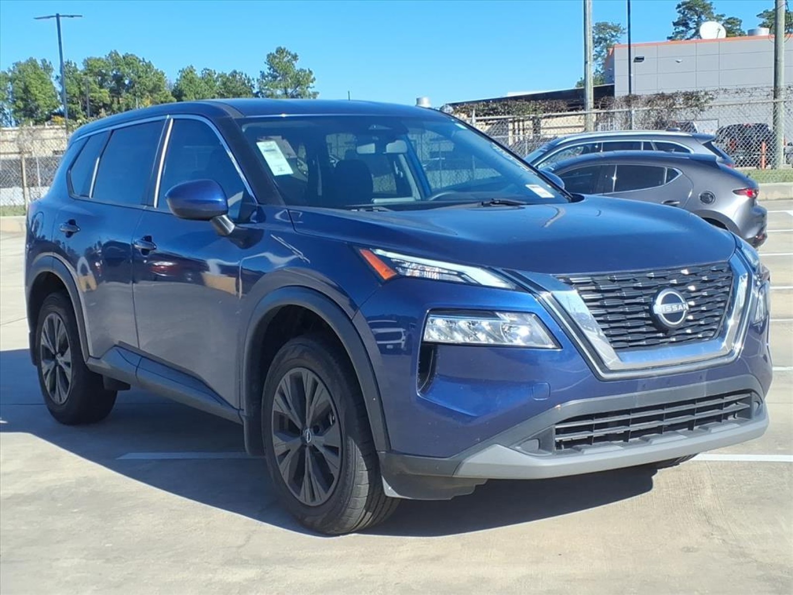 2023 Nissan Rogue SV Blue at Sterling McCall Nissan