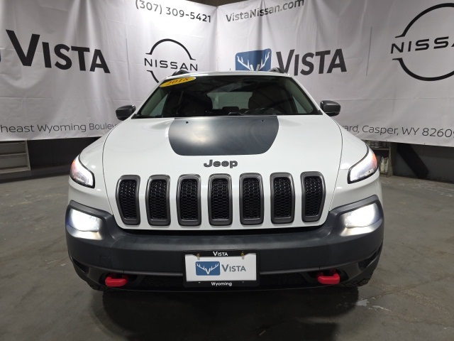 Used 2018 Jeep Cherokee Trailhawk Leather Plus with VIN 1C4PJMBXXJD504918 for sale in Casper, WY