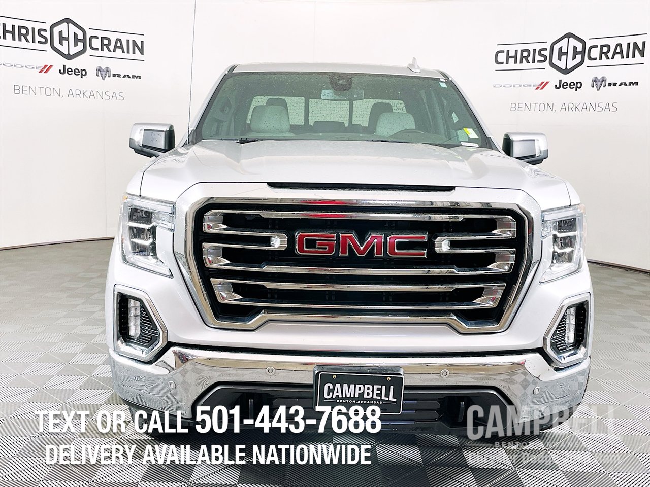 Used 2021 GMC Sierra 1500 SLT with VIN 3GTU9DED3MG305245 for sale in Little Rock