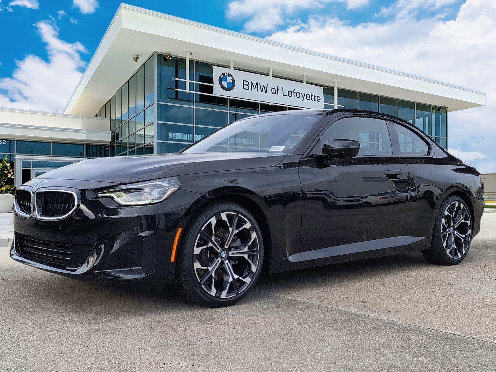 New 2025 Black Sapphire Metallic BMW 230i image 1