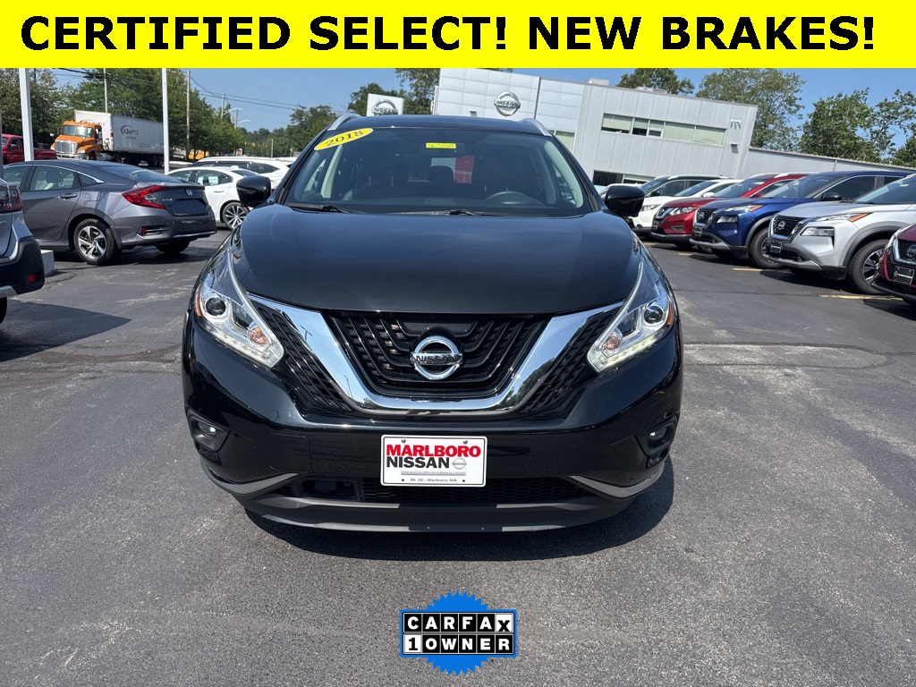 Certified 2018 Nissan Murano Platinum with VIN 5N1AZ2MH2JN166932 for sale in Marlborough, MA