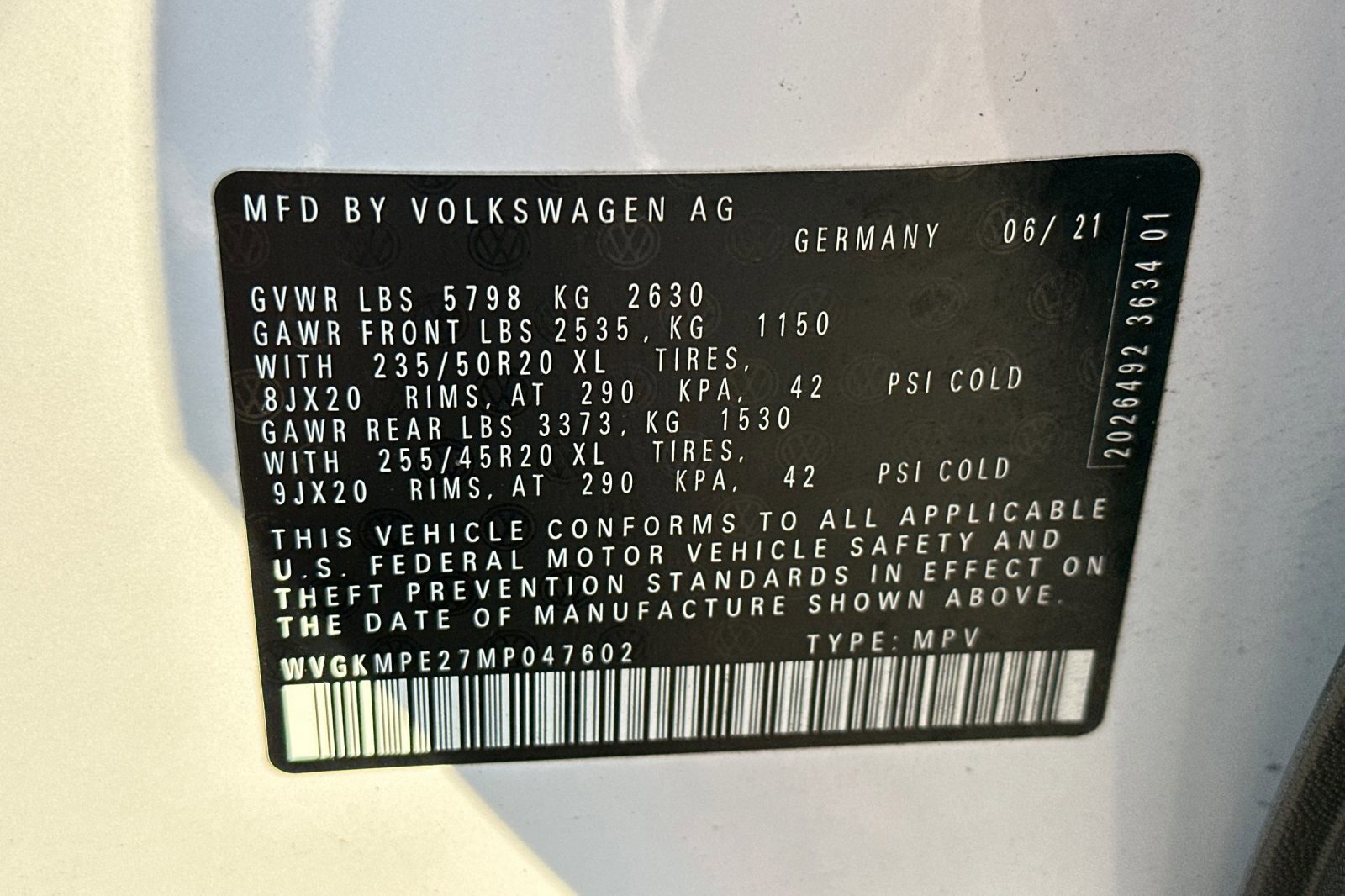 2021 Volkswagen ID.4 Pro S Gradient photo 32