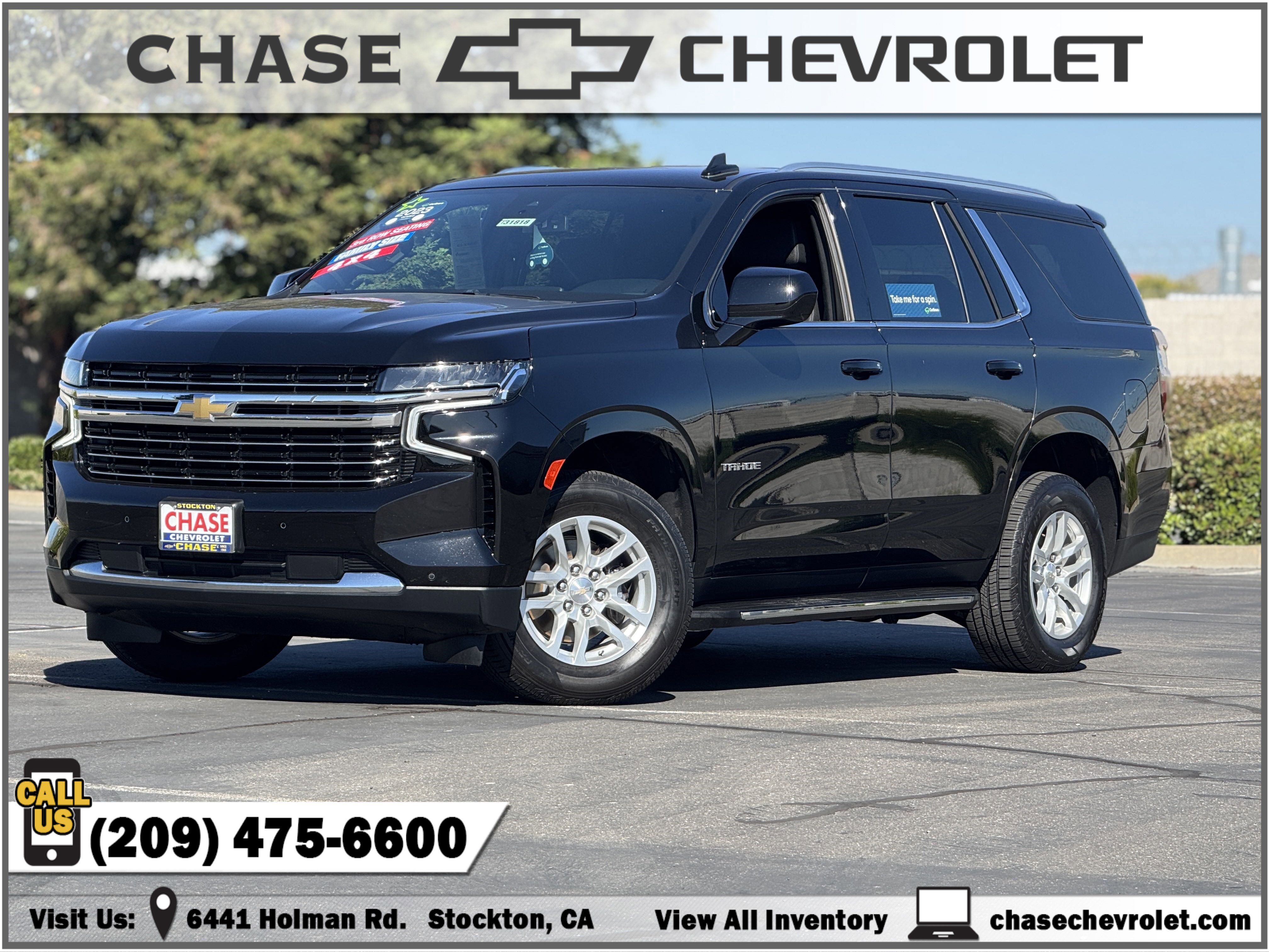Pre-Owned 2023 Chevrolet Tahoe LT SUV in Stockton #T31818 Chase