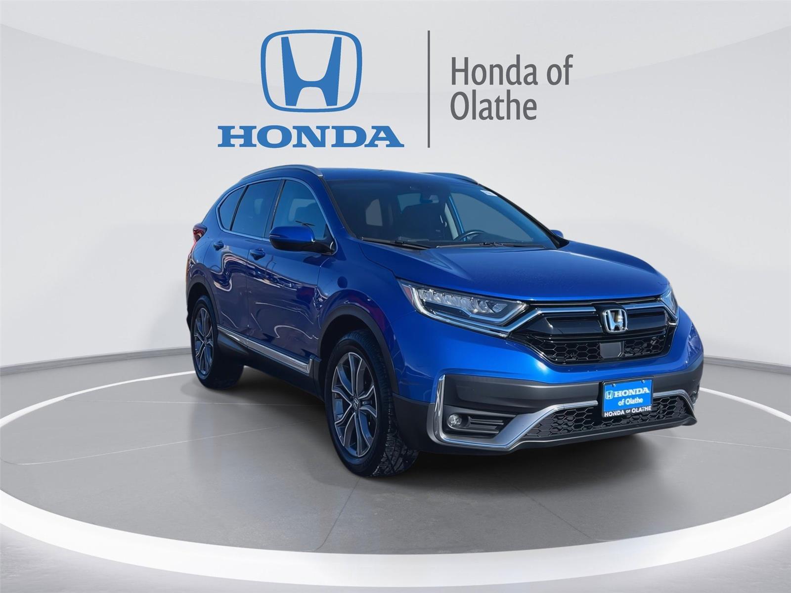 Certified 2021 Honda CR-V Touring with VIN 7FARW2H99ME014124 for sale in Kansas City