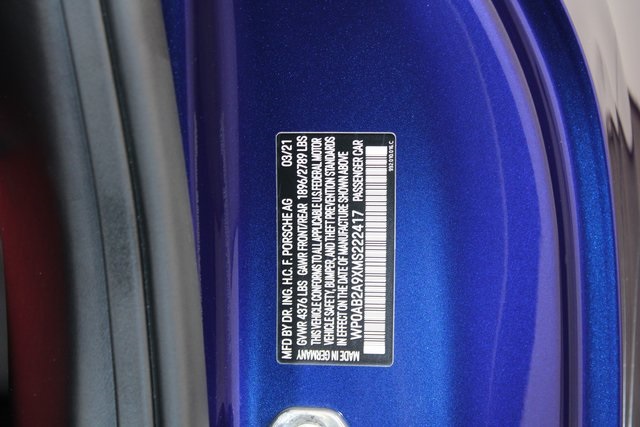 2021 Porsche 911 S photo 25