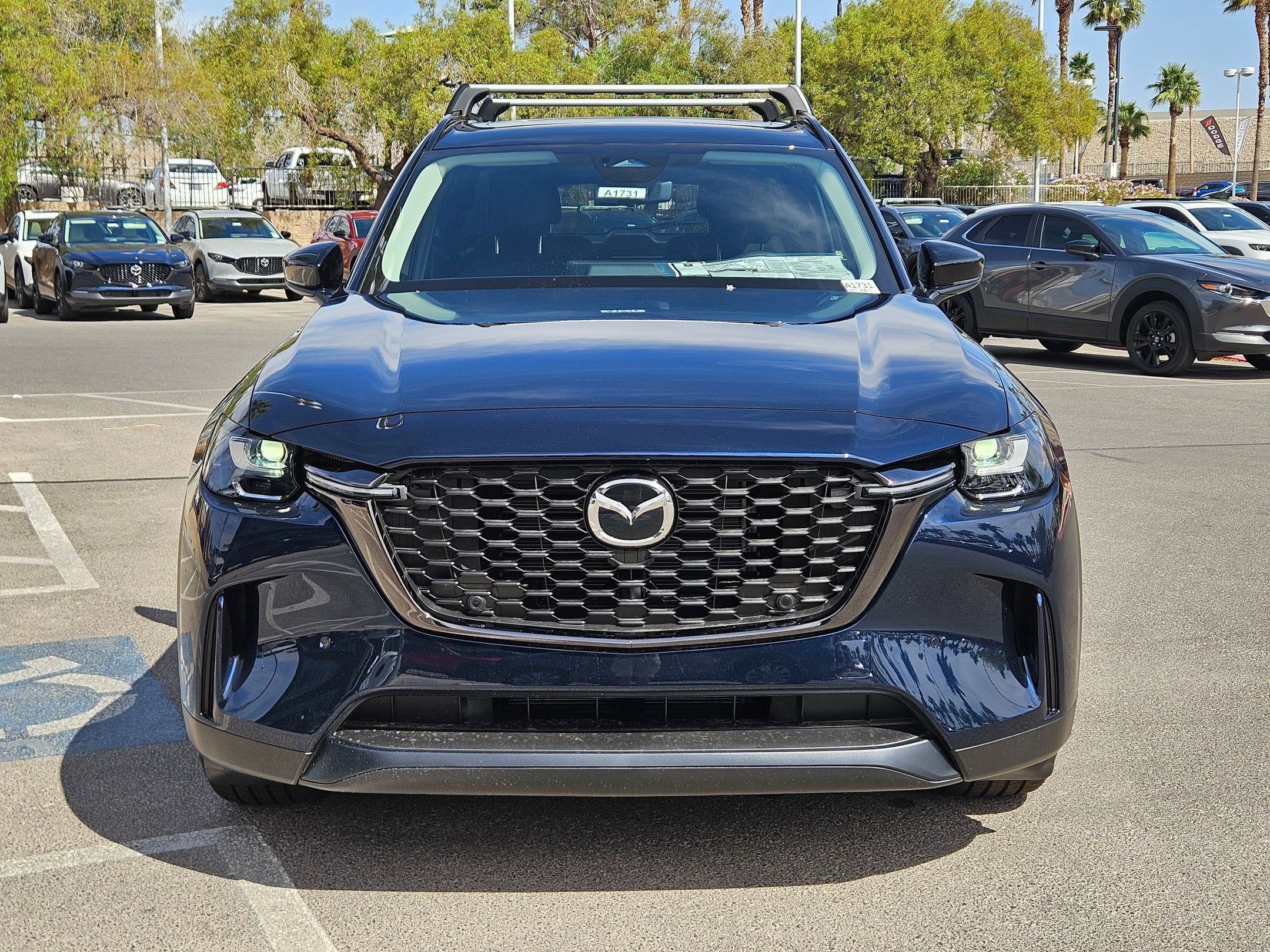 New 2025 Deep Crystal Blue Mica Mazda Premium Sport image 8