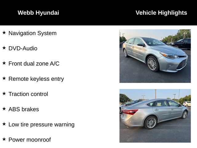 2018 Toyota Avalon Limited photo 4