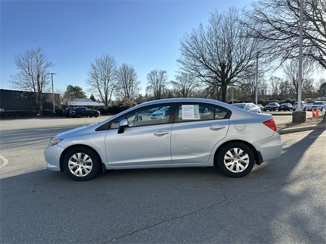 Used 2012 Honda Civic LX with VIN 2HGFB2F54CH547695 for sale in Huntersville, NC