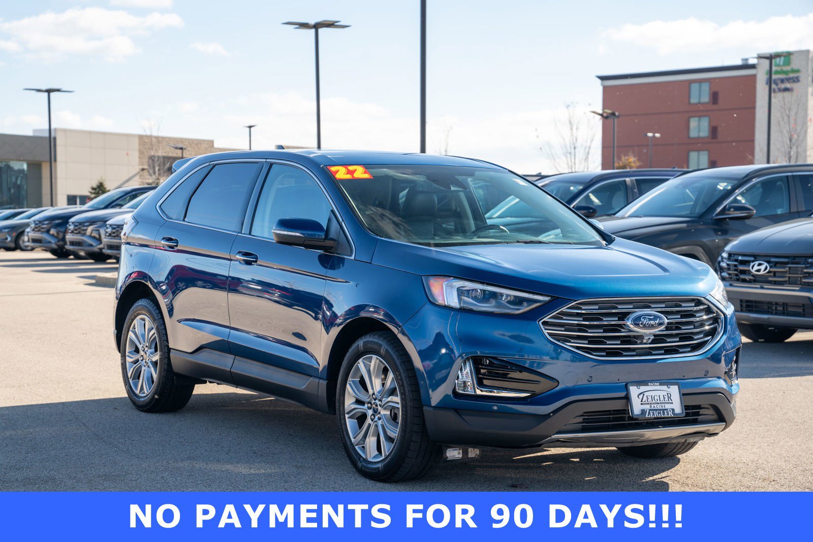 Pre-Owned 2022 Ford Edge Titanium Sport Utility in Mt. Pleasant 