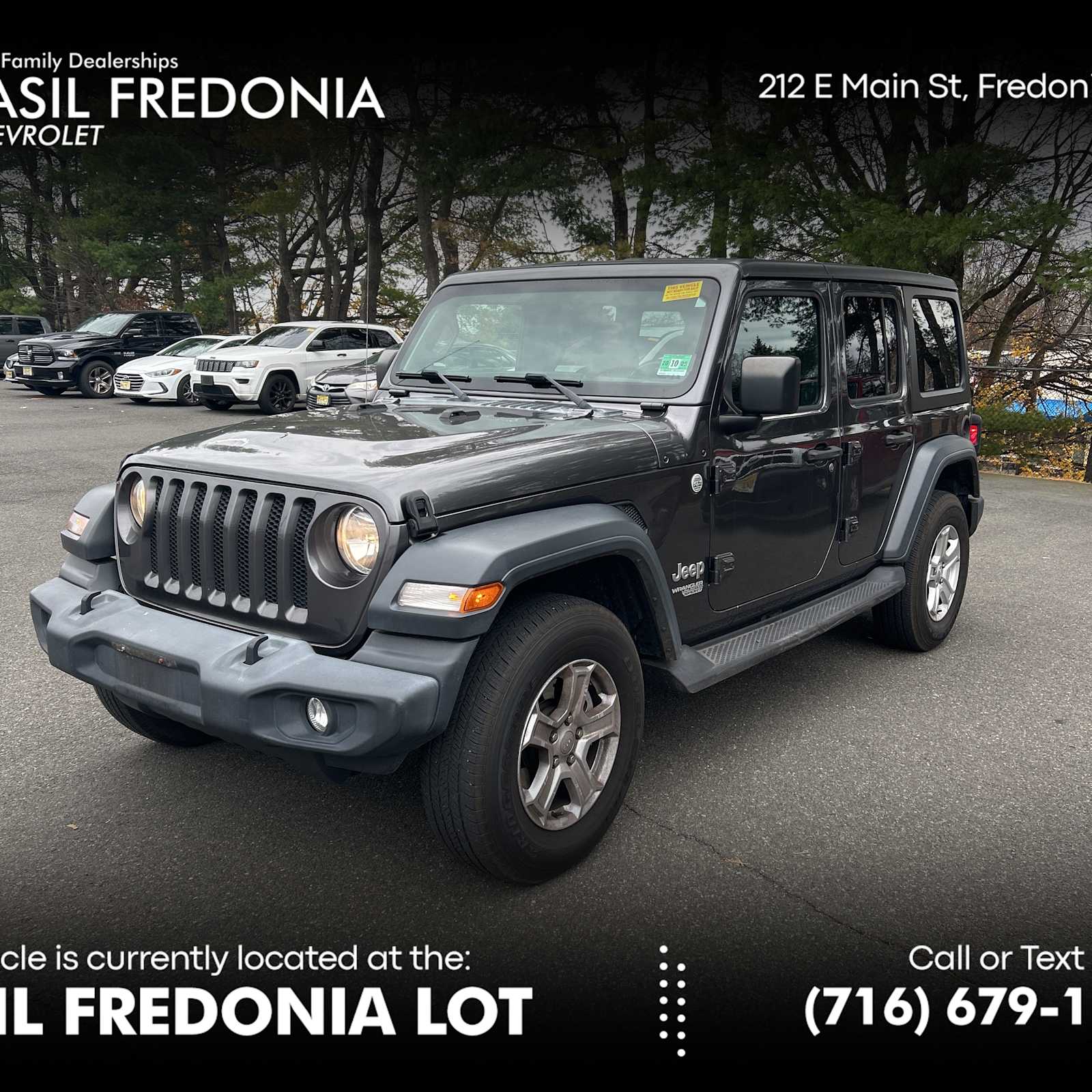 2018 Jeep All-New Wrangler Unlimited Sport S