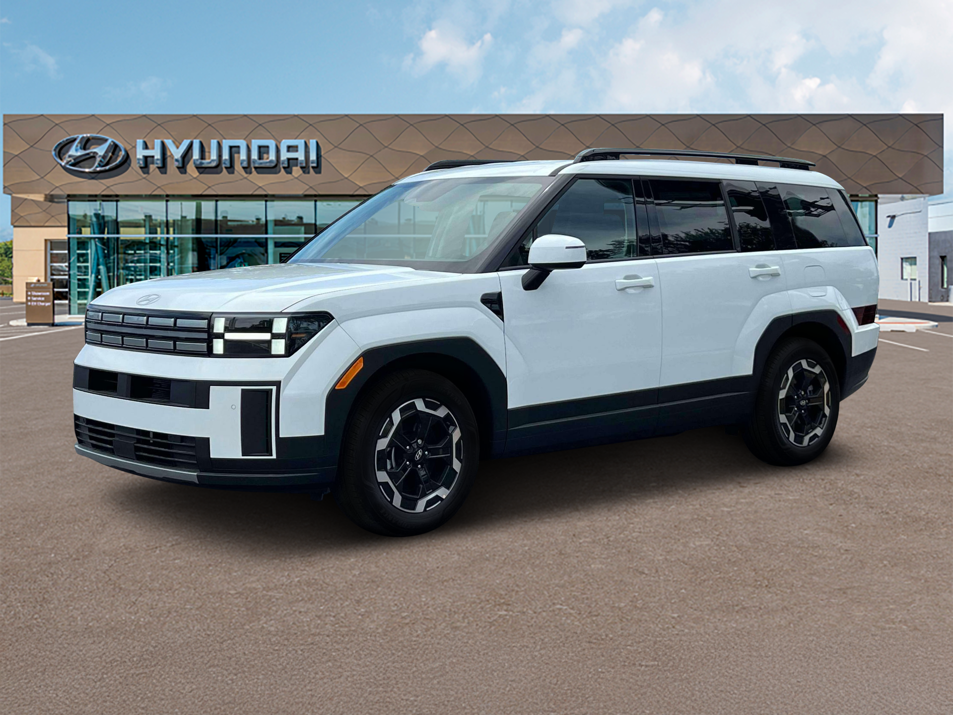 New 2025 White Hyundai SEL FWD image 2