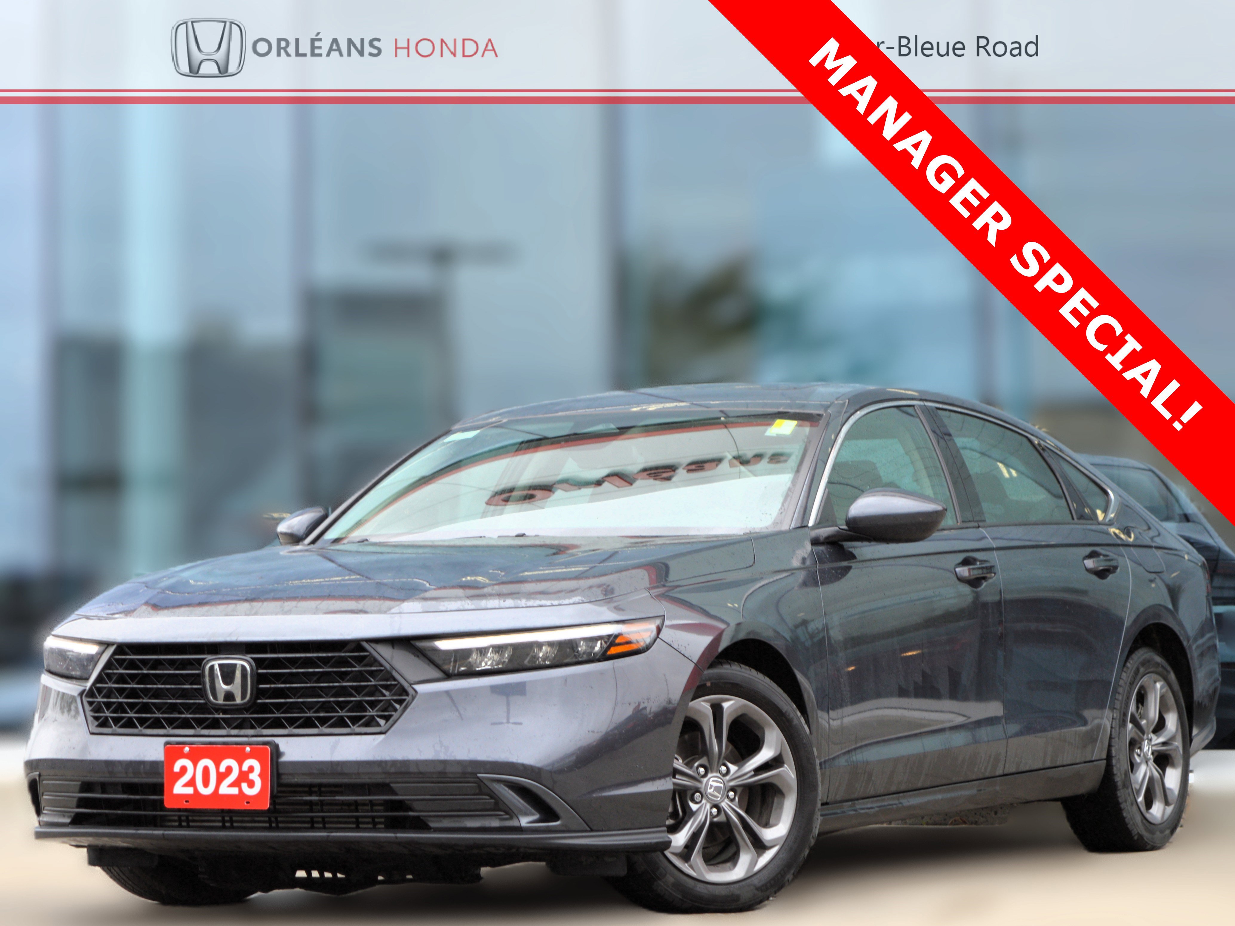 Certified Used 2023 Gray Honda EX image 1