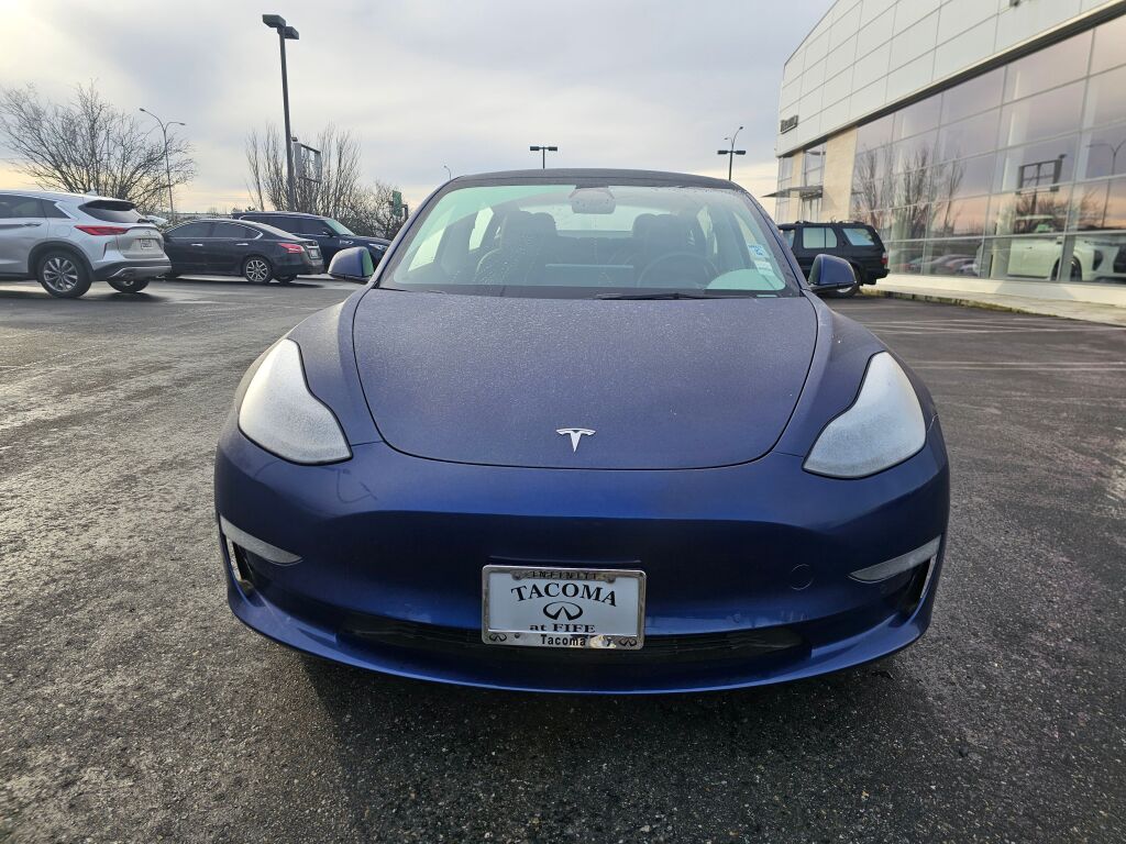 Used 2022 Tesla Model 3 Base with VIN 5YJ3E1EA8NF374757 for sale in Fife, WA