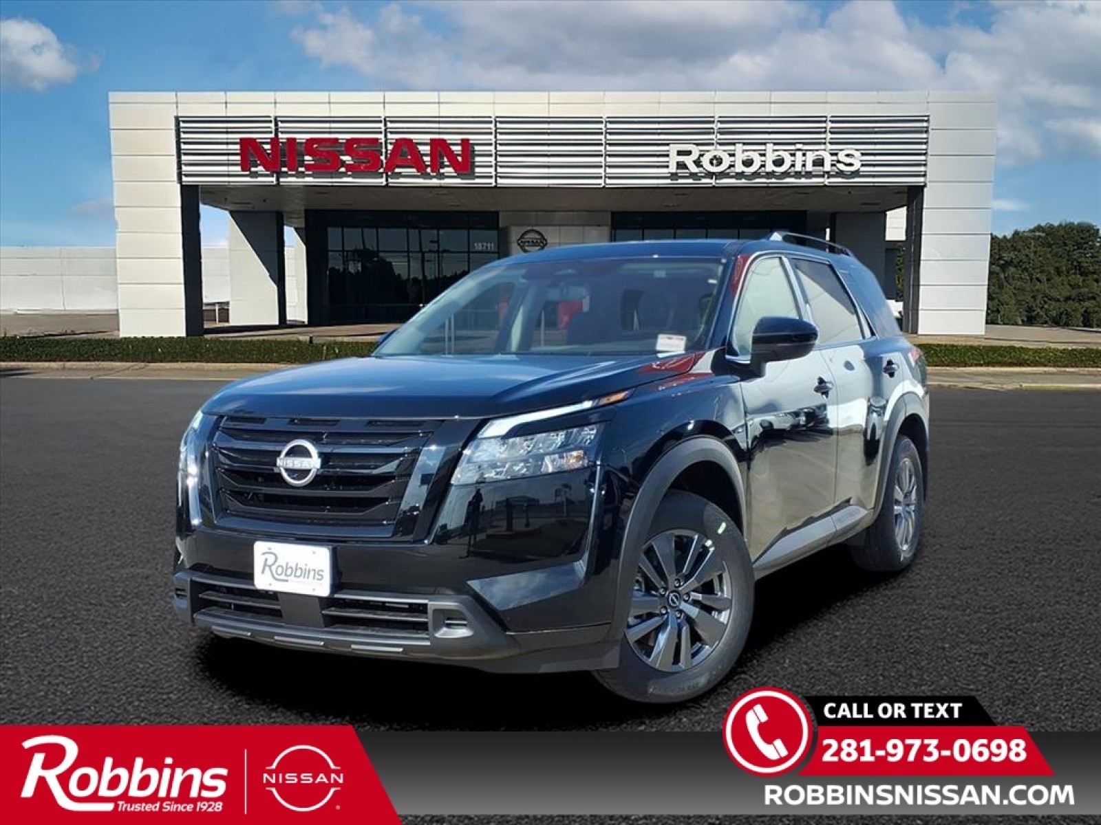 2025 Nissan Pathfinder SV Black at Robbins Nissan